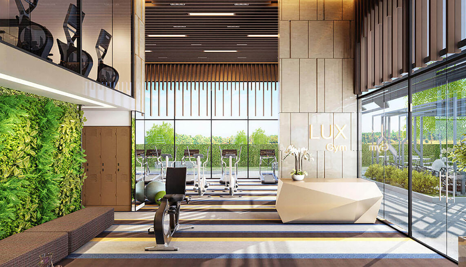 Phòng tập gym và yoga tại Lux City